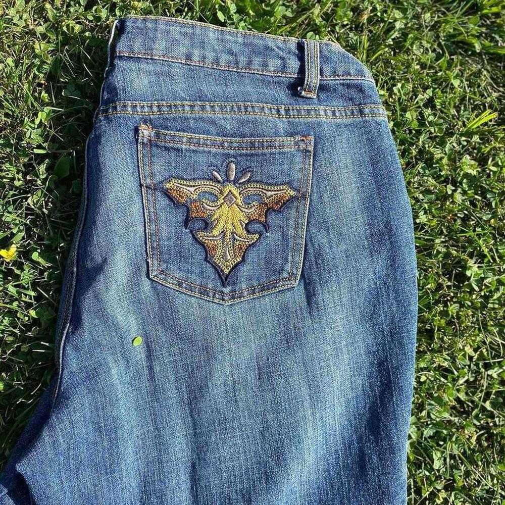 Embroidered Y2k Jeans Baggy #Streetwear